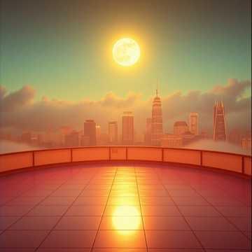 Hands Up Under Chandeliers