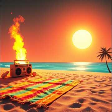 Sunburned while Smiling